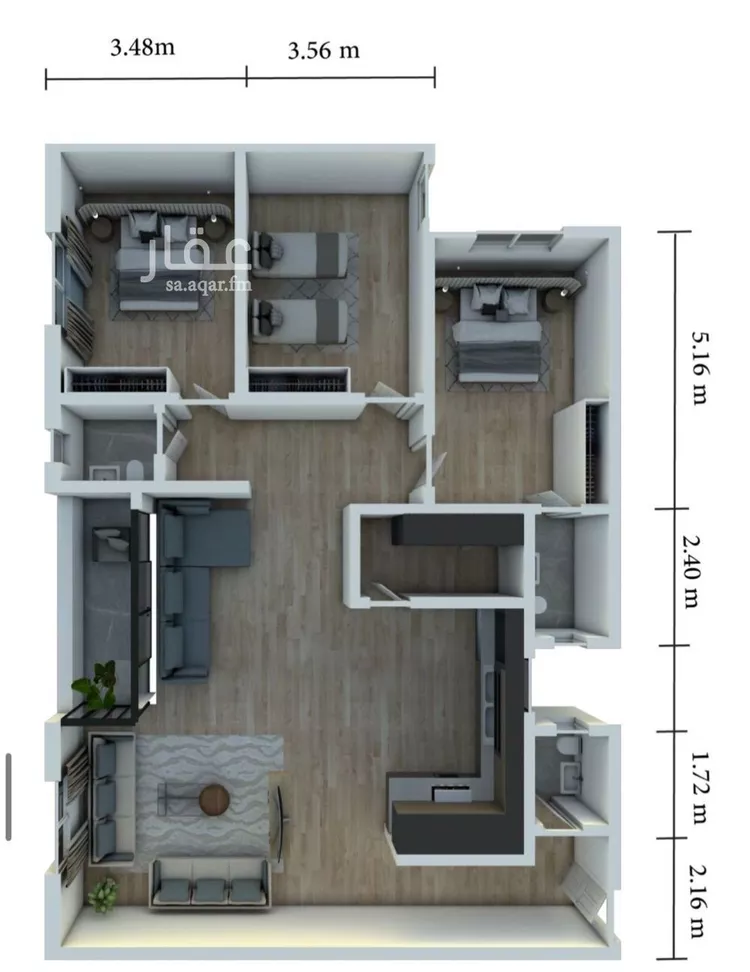 شقة للبيع في شارع الفنون, حي النهضة, مدينة الرياض, منطقة الرياض صورة 5
