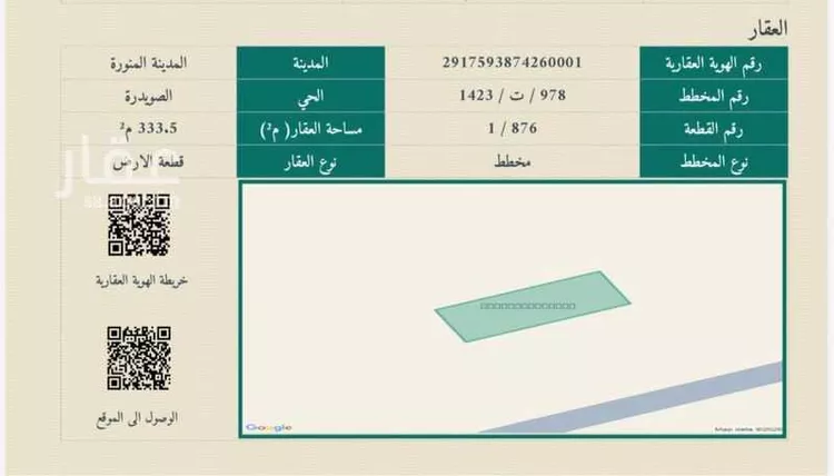 أرض للبيع في شارع علي السنجاري, حي الصويدرة, مدينة المدينة المنورة, منطقة المدينة المنورة صورة 2