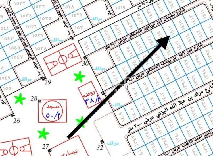 أرض للبيع في شارع سليمان بن ابراهيم الدمشقي, حي الصويدرة, مدينة المدينة المنورة, منطقة المدينة المنورة