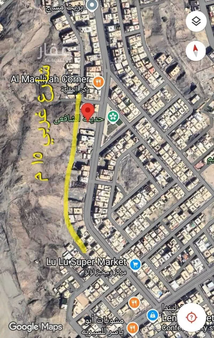 أرض للبيع في شارع شارع سعيد بن زيد العدوى رضى الله عنه, حي المحمدية, مدينة مكة المكرمة, منطقة مكة المكرمة