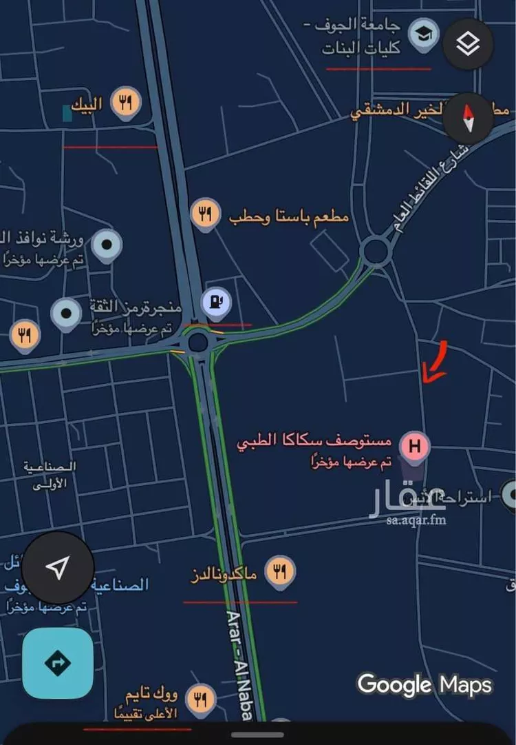 Land for Sale in Sakaka Al Saddik