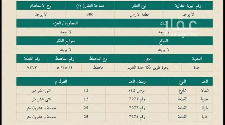 أرض للبيع في شارع ج4 245, حي الفنار, مدينة الجموم - بحرة, منطقة مكة المكرمة صورة 3