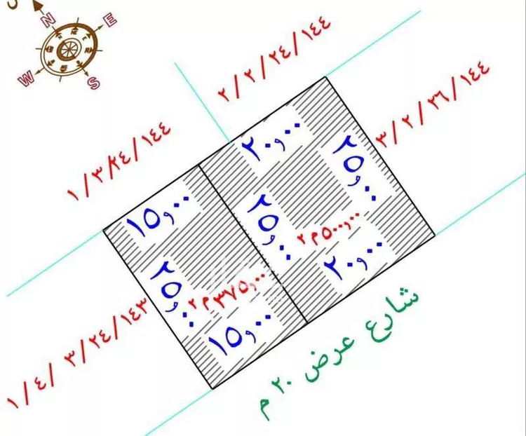 أرض للبيع في شارع الورد, حي الريان, مدينة الرياض, منطقة الرياض صورة 2