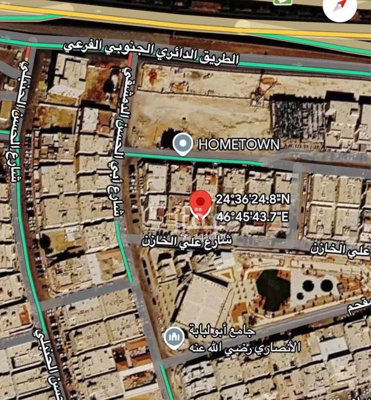 أرض للبيع في شارع علي الخازن, حي العزيزية, مدينة الرياض, منطقة الرياض صورة 2