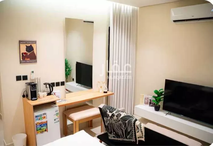 استديو مفروش للحجز في يقع في برج الموسى المحاذي ، طريق الملك خالد ، حي الخزامى ، الخبر ، الخبر صورة 4