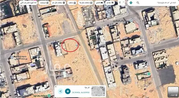 أرض للبيع في شارع ظهره العودة غرب 39, حي ظهره العودة غرب, مدينة امارة منطقة الرياض - الدرعيه, منطقة الرياض صورة 4
