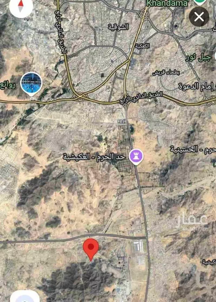 أرض للبيع في شارع أبي إسحاق إبراهيم بن علي الطبري, حي شعب عامر , مدينة مكه المكرمه, منطقة مكة المكرمة صورة 4