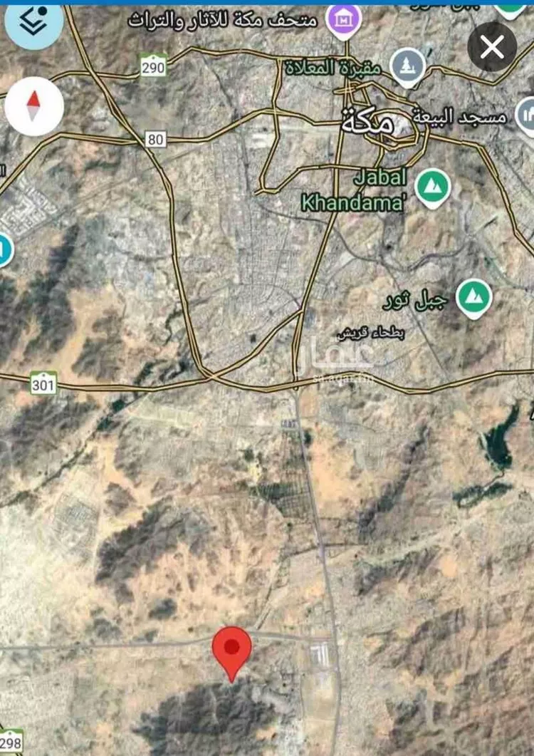 أرض للبيع في شارع أبي إسحاق إبراهيم بن علي الطبري, حي شعب عامر , مدينة مكه المكرمه, منطقة مكة المكرمة صورة 3