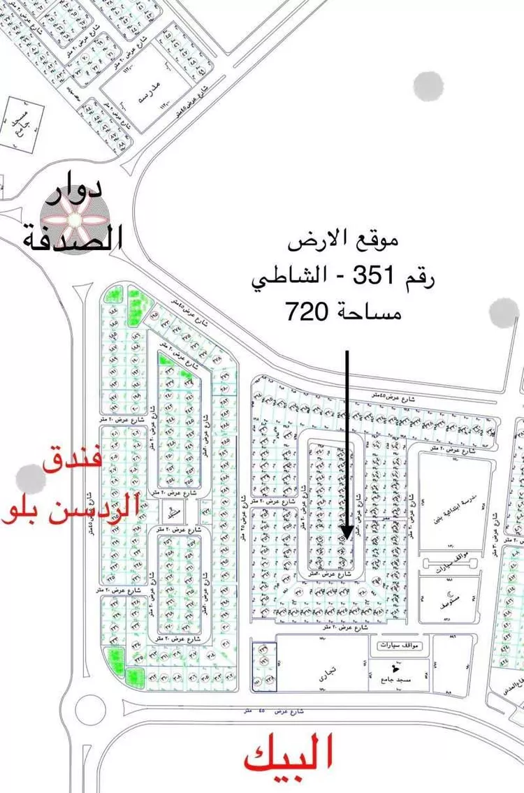 أرض للبيع في شارع 5015086, حي الشاطئ, مدينة جازان, منطقة جازان صورة 2