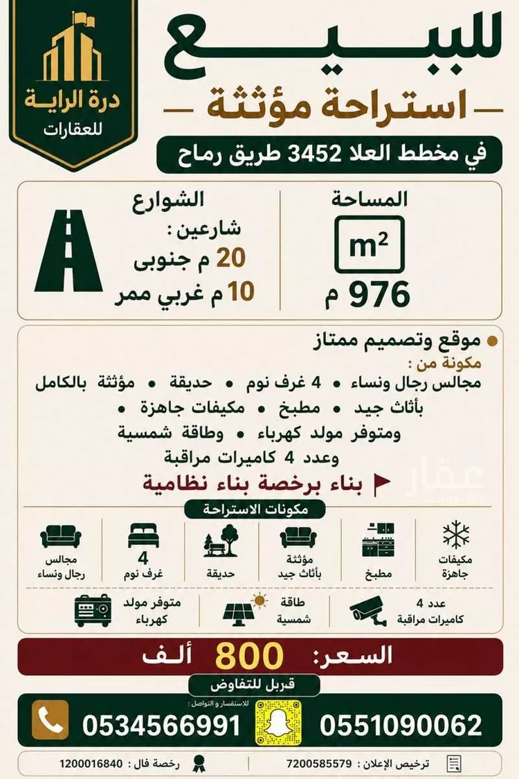 Rest House for Sale in Riyadh Ash Sharq