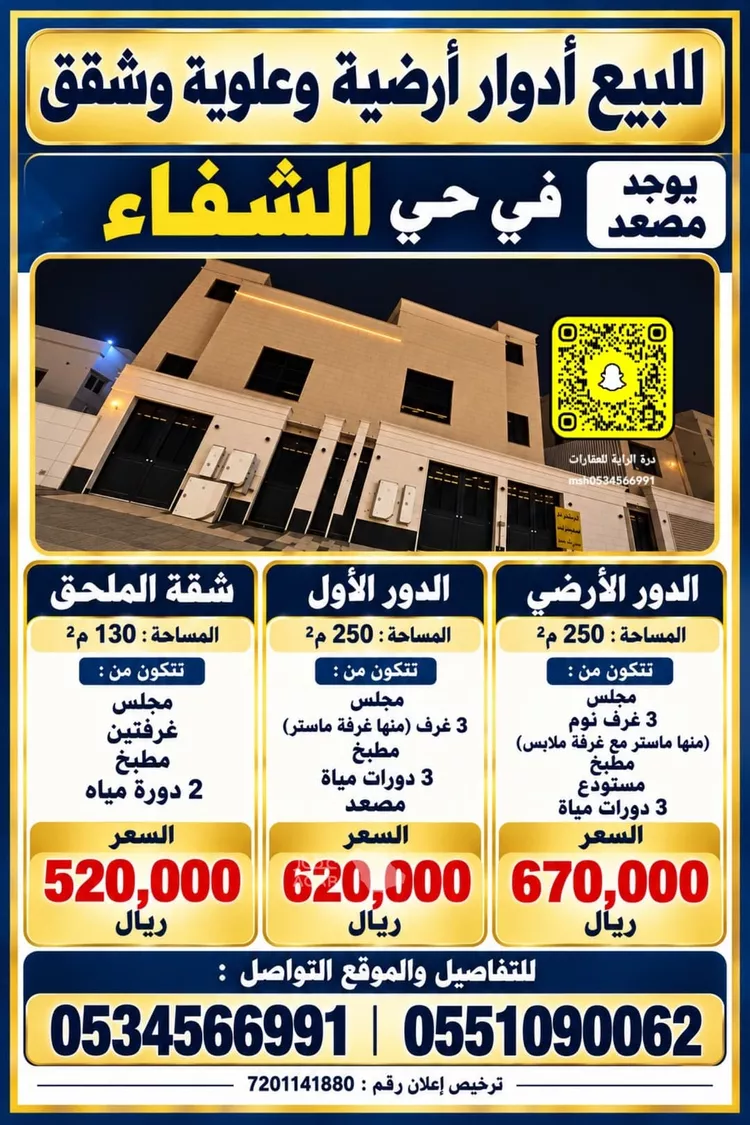 دور للبيع في شارع بشر بن صفوان, حي الشفاء, مدينة الرياض, منطقة الرياض