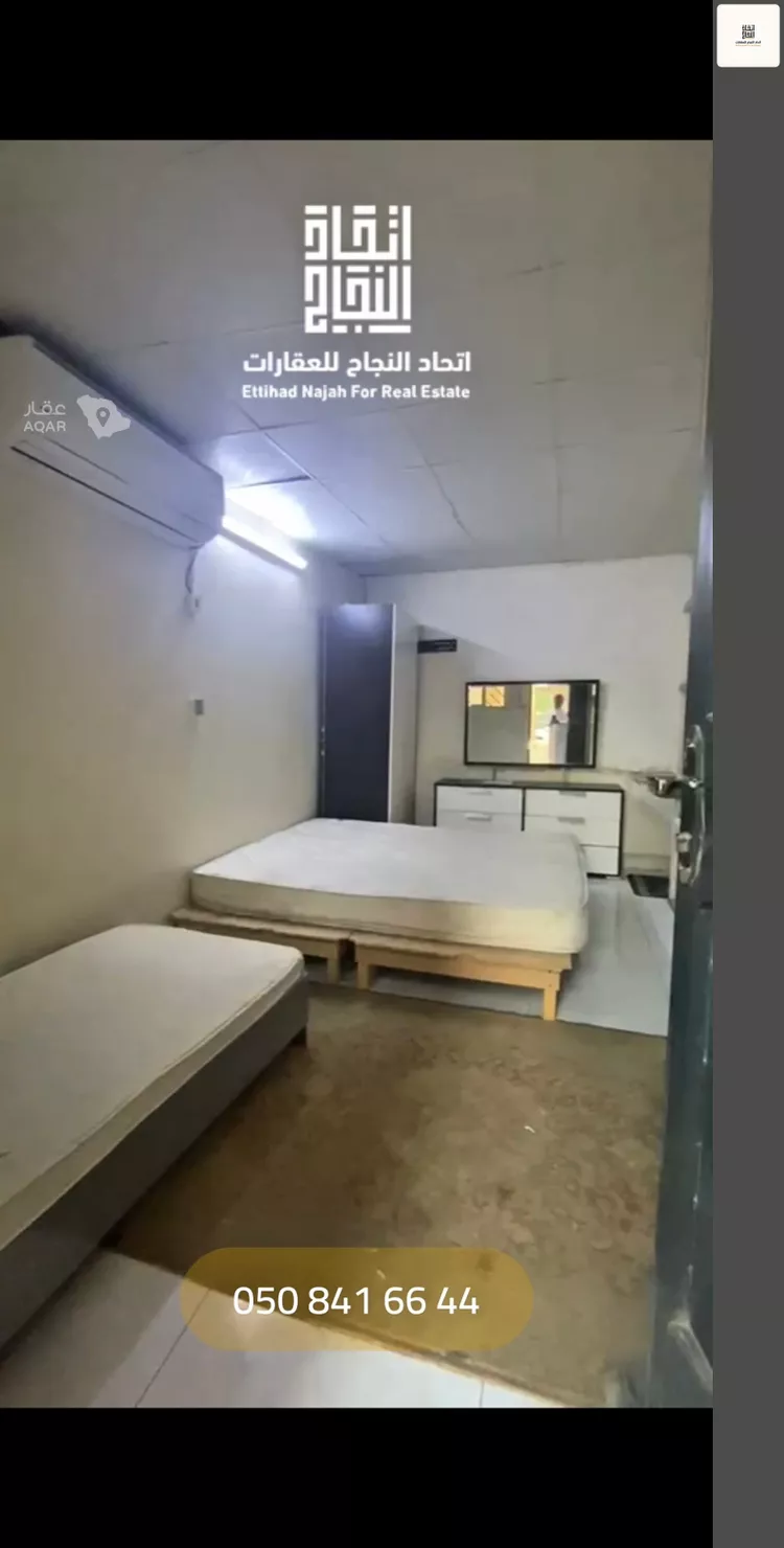غرفة للإيجار في شارع رقم 124, حي الجزيرة, مدينة الرياض, منطقة الرياض 4