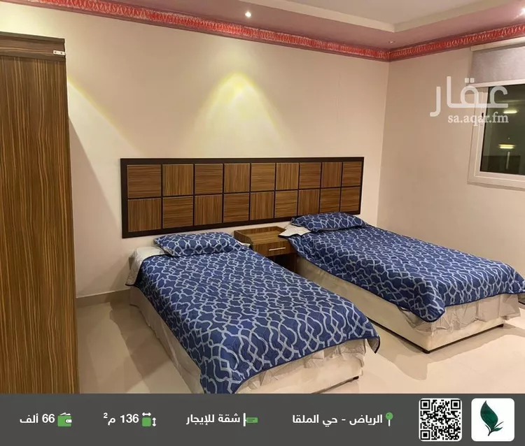 شقة للإيجار في شارع ابحر, حي الملقا, مدينة الرياض, منطقة الرياض صورة 2