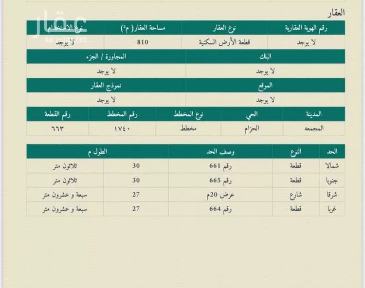 أرض للبيع في حي المستقبل, مدينة المجمعه, منطقة الرياض