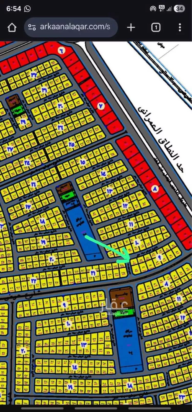 أرض للبيع في شارع خالد ابن احمد السديري, حي الدانة, مدينة الاحساء, المنطقة الشرقية صورة 4