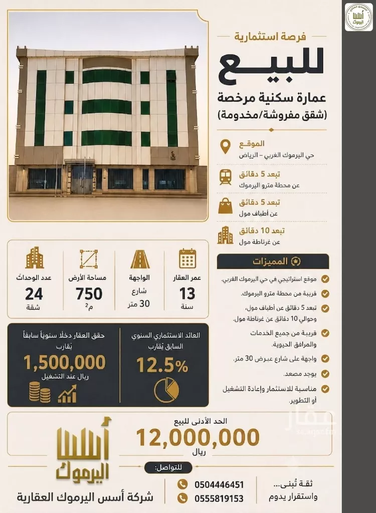 Building for Sale in Riyadh Al Yarmouk