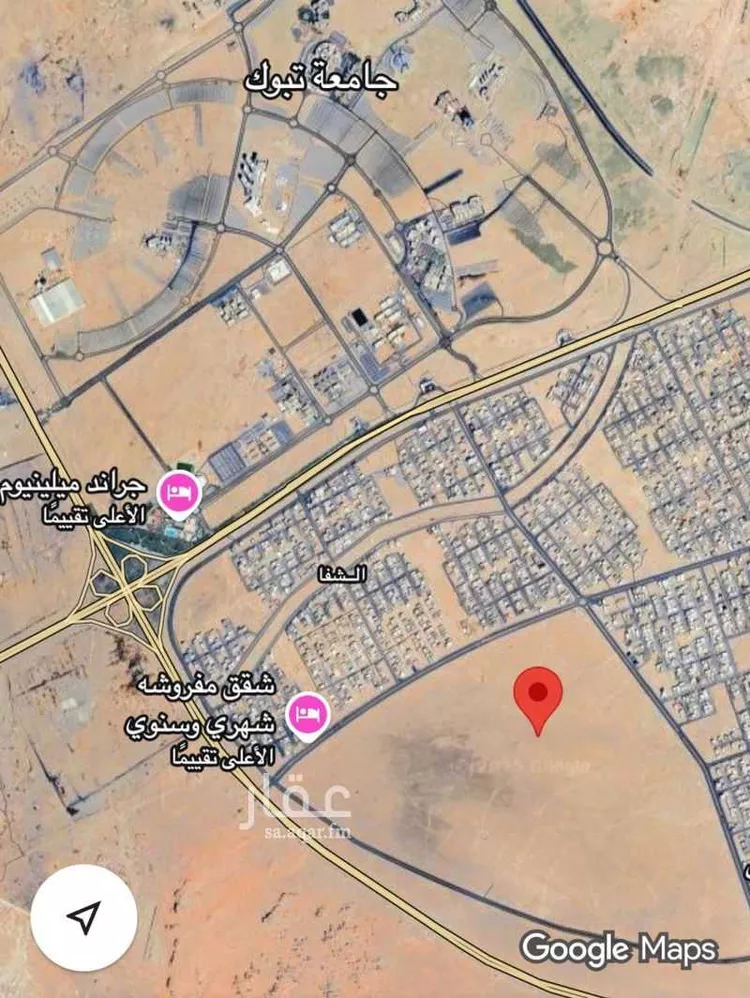 أرض للبيع في حي العين, مدينة تبوك, منطقة تبوك