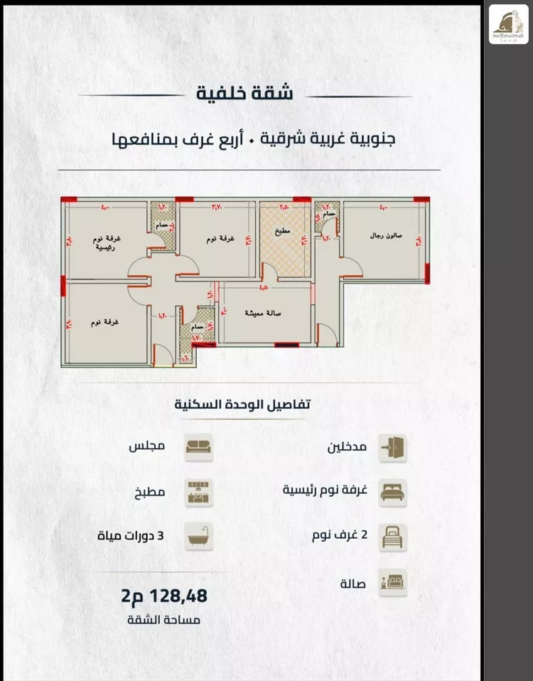 شقة للبيع في شارع ابو وهيب الجشمي, حي النعيم, مدينة جدة, منطقة مكة المكرمة صورة 2