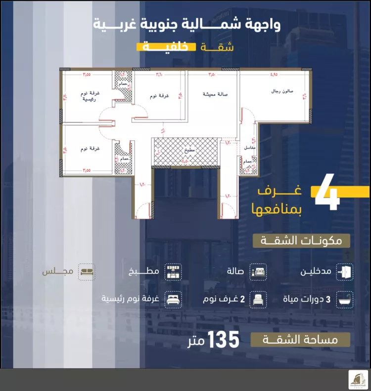 شقة للبيع في شارع انس ابن ظهير, حي النعيم, مدينة جدة, منطقة مكة المكرمة 2