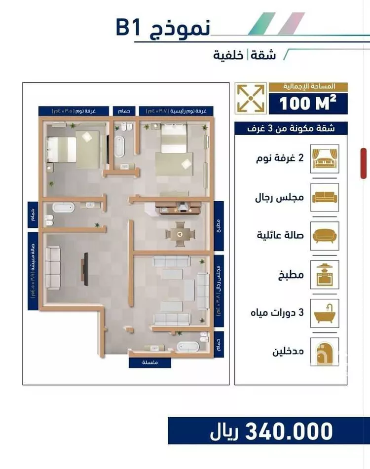 شقة للبيع في شارع الجرشي, حي مريخ, مدينة جدة, منطقة مكة المكرمة صورة 5