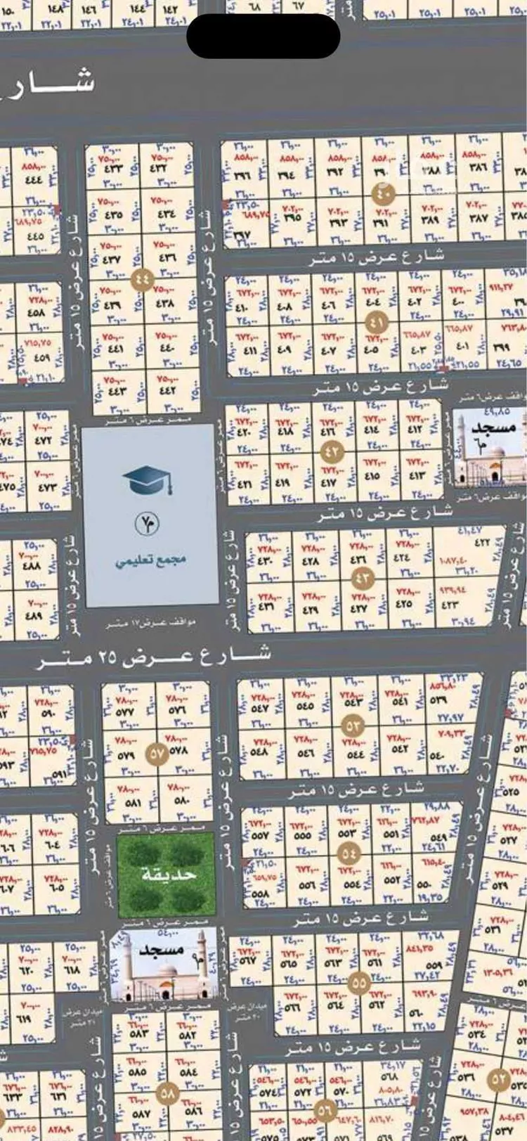 أرض للبيع في شارع الفاروق 71, حي الإزدهار, مدينة بريدة, منطقة القصيم