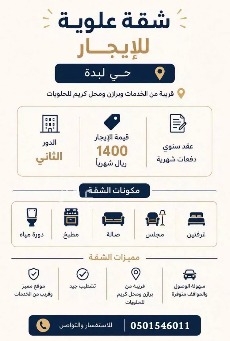 Apartment for Rent in Hail Al Buhayrah