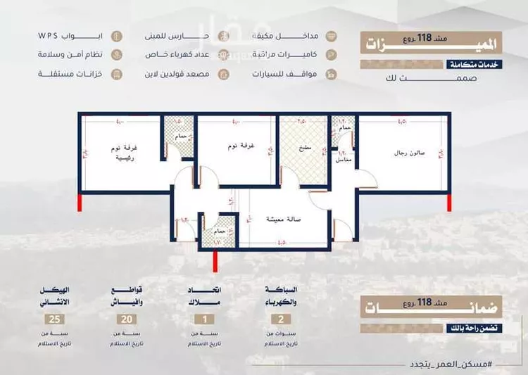 شقة للبيع في شارع علي النمري, حي البوادي, مدينة جدة, منطقة مكة المكرمة 25