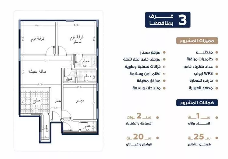 شقة للبيع في شارع منار الادب, حي السلامة, مدينة جدة, منطقة مكة المكرمة صورة 2