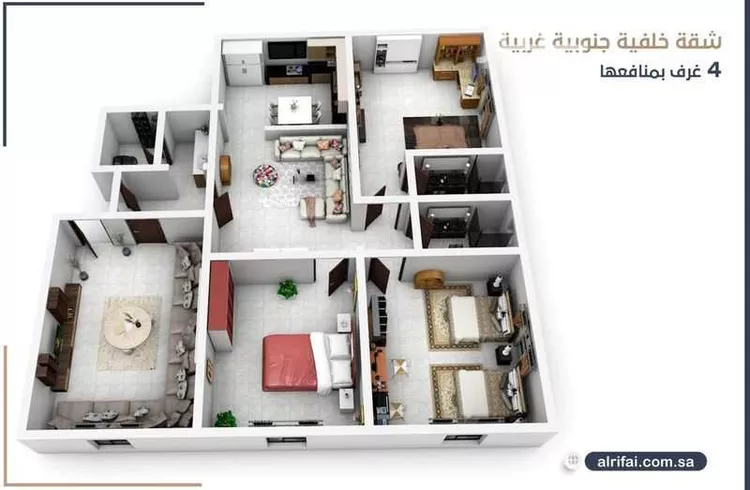 شقة للبيع في شارع محمد علي مغربي, حي الروضة, مدينة جدة, منطقة مكة المكرمة صورة 3