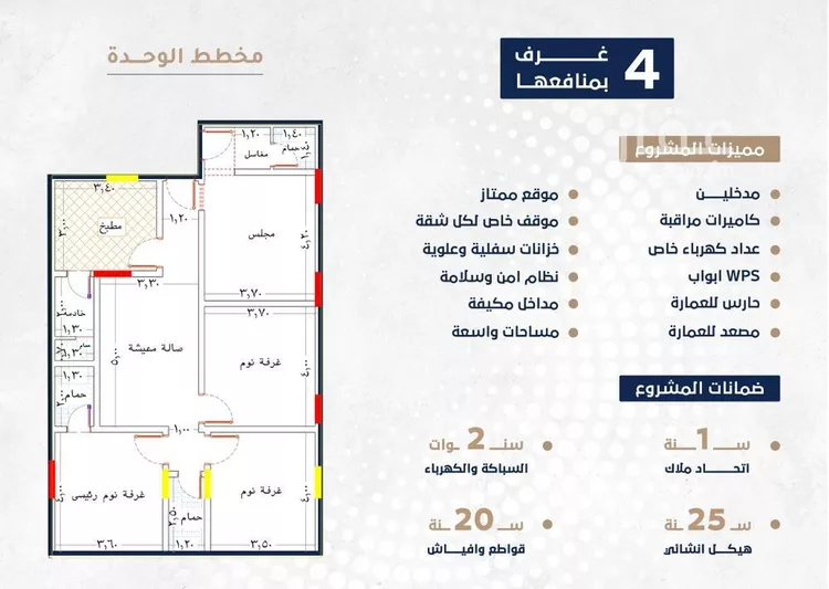 شقة للبيع في شارع ابو سفيان مدلوك, حي النعيم, مدينة جدة, منطقة مكة المكرمة صورة 2