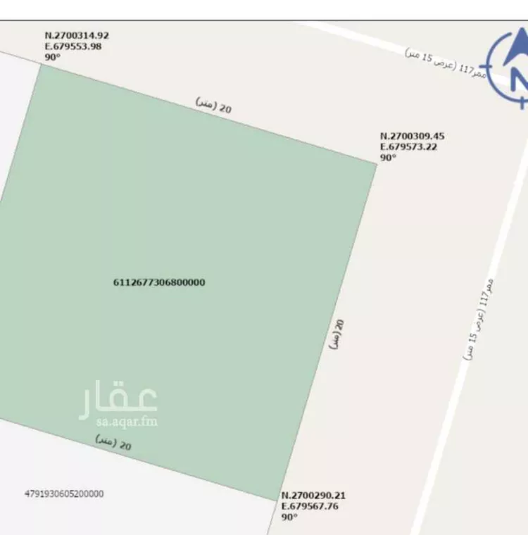 أرض للبيع في حي عريض, مدينة الرياض, منطقة الرياض صورة 2