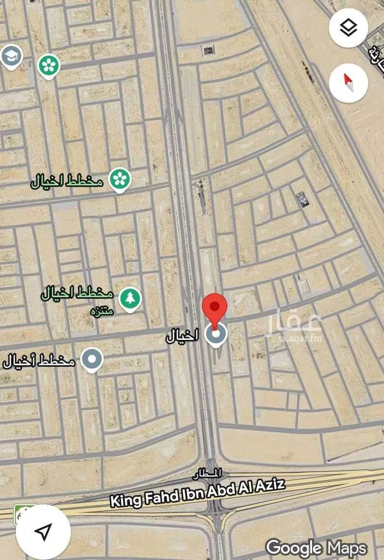 أرض للبيع في شارع عفيف الفقاري, حي المطار, مدينة الدمام, المنطقة الشرقية صورة 2