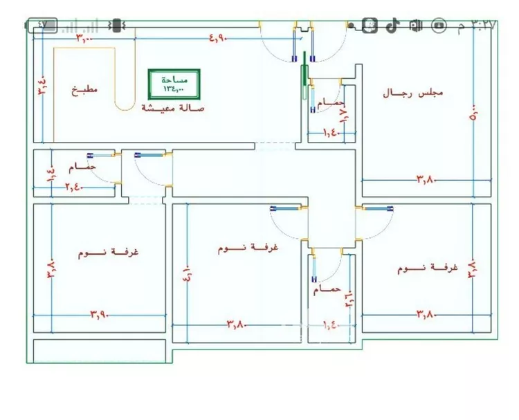 شقة للبيع في شارع الامير عبدالمجيد, حي الصواري, مدينة جدة, منطقة مكة المكرمة صورة 4