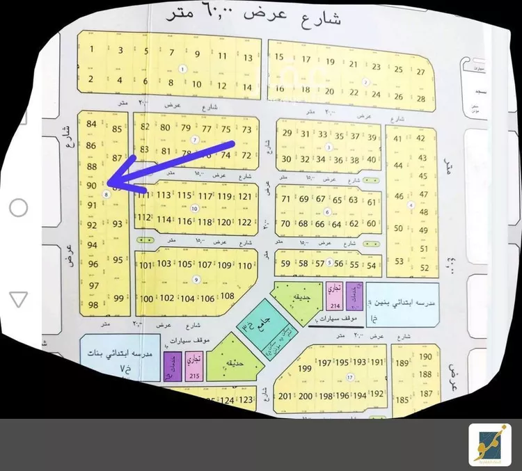 أرض للبيع في شارع 35أ, حي الوسام, مدينة الظهران, المنطقة الشرقية صورة 2