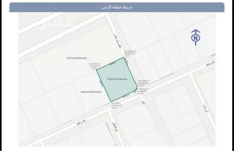 أرض للبيع في شارع بكار بن قتيبة, حي المصيف, مدينة الرياض, منطقة الرياض صورة 2