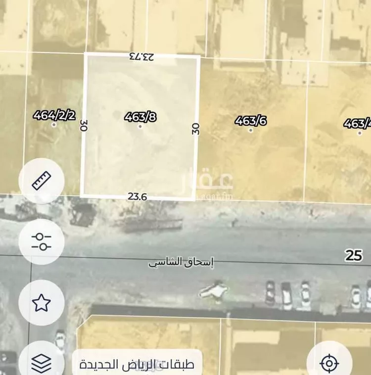 أرض للبيع في شارع إسحاق الشاسي, حي البيان, مدينة الرياض, منطقة الرياض