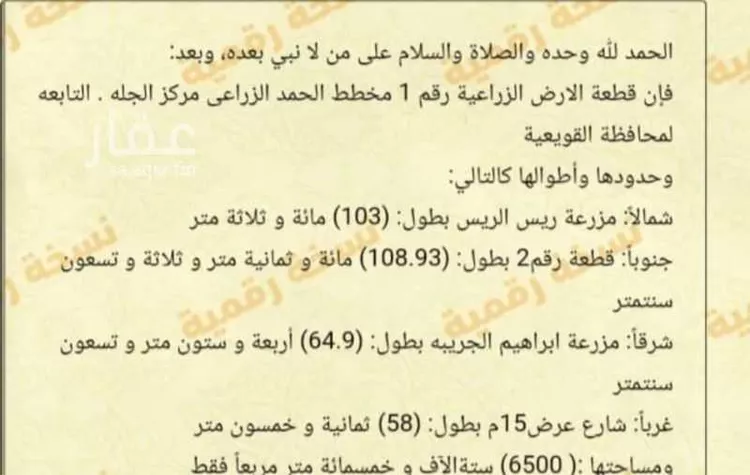 أرض للبيع في شارع الجله, حي العليا, مدينة الجله, منطقة الرياض صورة 3