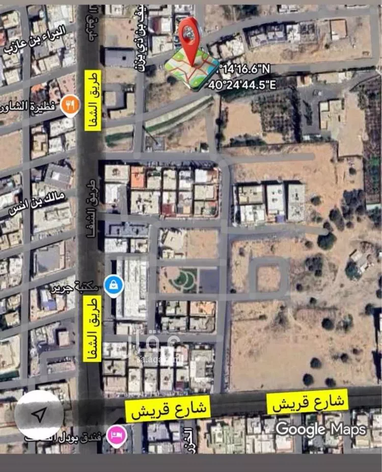 أرض للبيع في شارع السداد 19, حي السداد, مدينة الطائف, منطقة مكة المكرمة