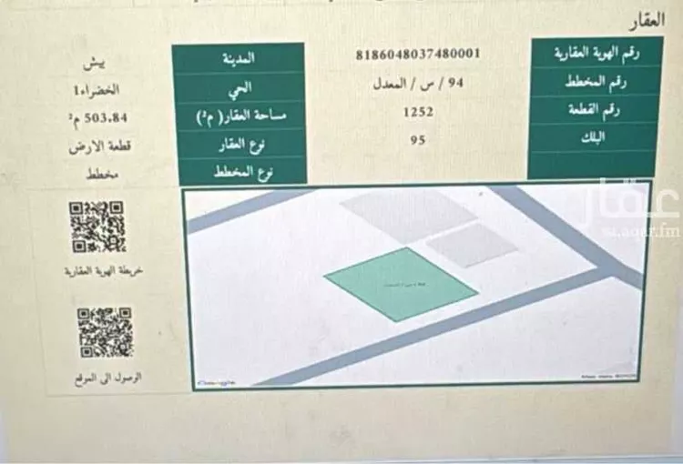 دور للبيع في شارع لايوجد, حي الخضراء 1, مدينة بيش, منطقة جازان صورة 3