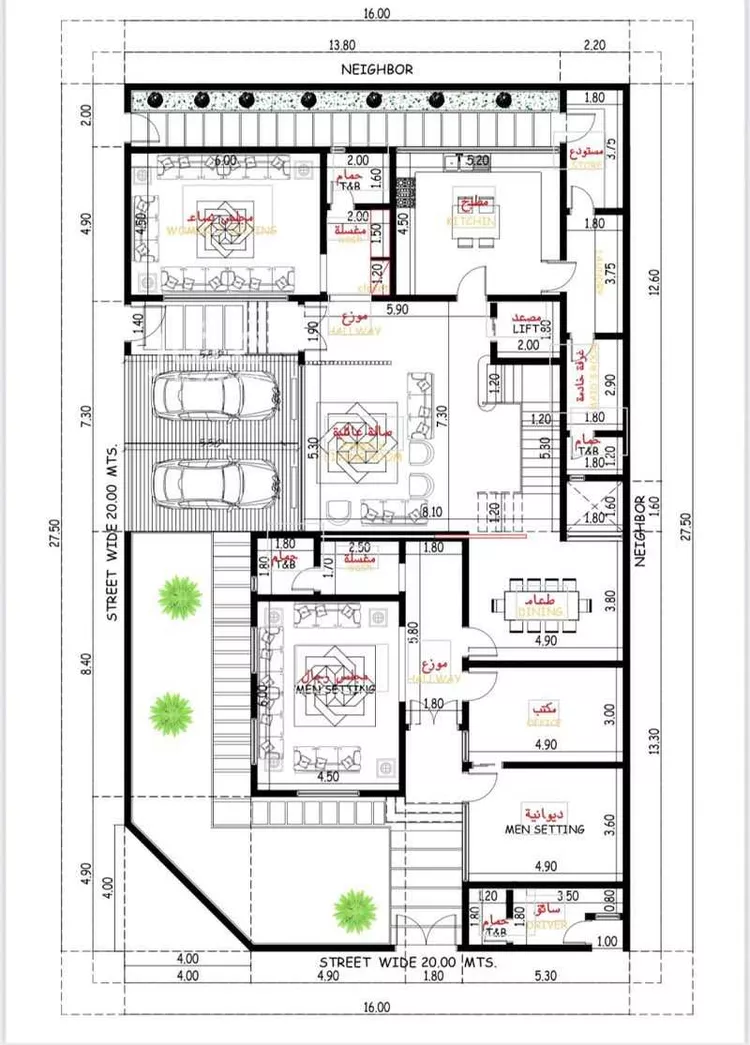 أرض للبيع في شارع النوخذة ، حي القرية الثانية ، الدمام ، الدمام صورة 3