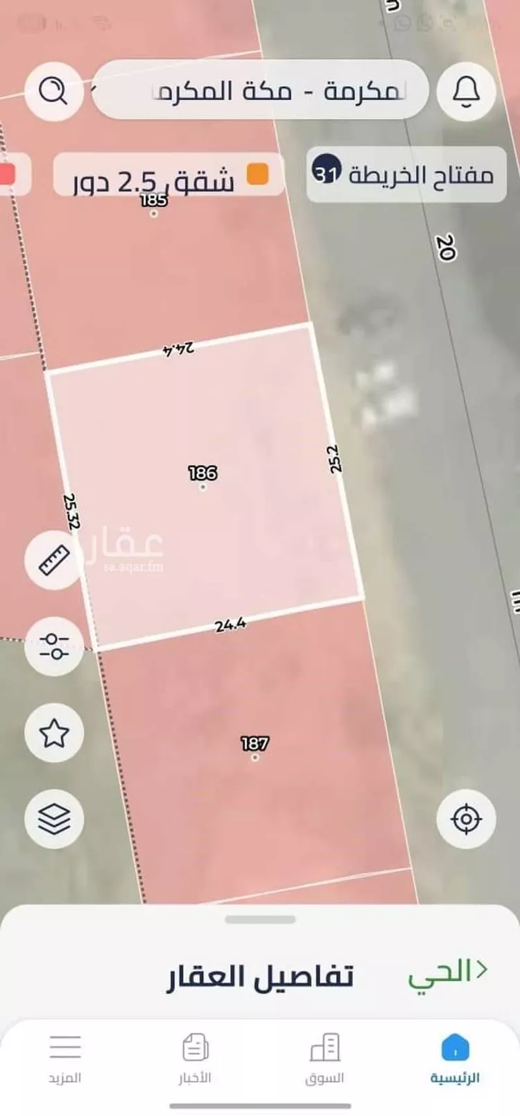 أرض للبيع في شارع ادرار ، حي البحيرات ، مكة ، منطقة مكة المكرمة صورة 2