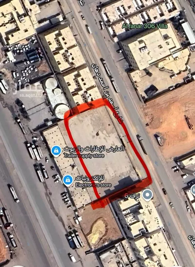 أرض للإيجار في شارع ربيعه بن الحارث, حي الرمال, مدينة الرياض, منطقة الرياض