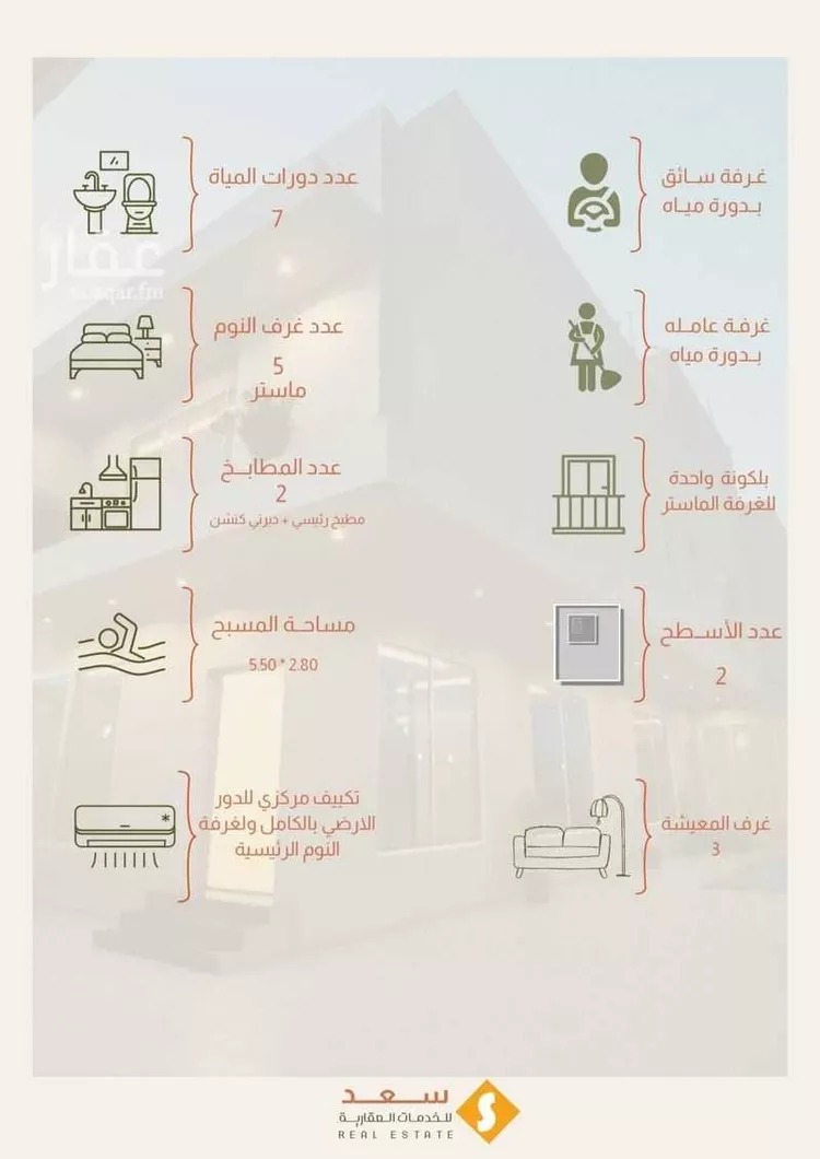 فيلا للبيع في شارع ابراهيم الحرثي, حي الصدفة, مدينة الدمام, المنطقة الشرقية صورة 3