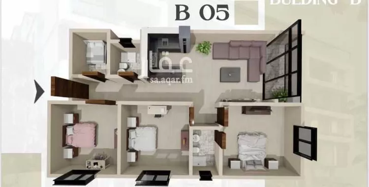 شقة للبيع في شارع صلاح الدين الايوبي, حي الجوهرة, مدينة الخبر, المنطقة الشرقية صورة 5