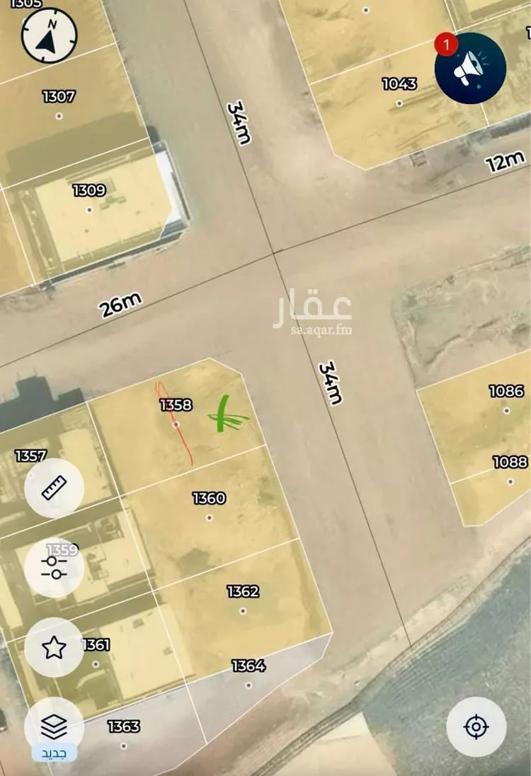 أرض للبيع في شارع مسعود حريب, حي الرياض, مدينة جدة, منطقة مكة المكرمة صورة 3