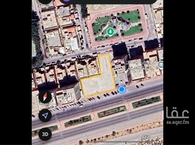 أرض للبيع في شارع طريق  الملك سعود, حي النورس, مدينة الدمام, المنطقة الشرقية