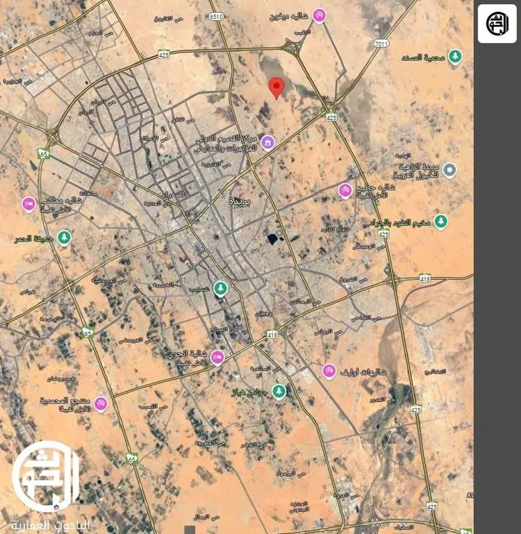 أرض للبيع في حي المصيف, مدينة بريدة, منطقة القصيم