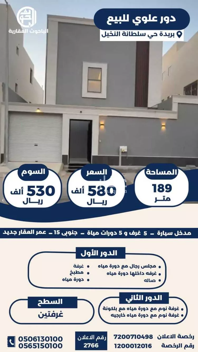 شقة للبيع في شارع بشر النصيبي, حي النخيل, مدينة بريده, منطقة القصيم صورة 4