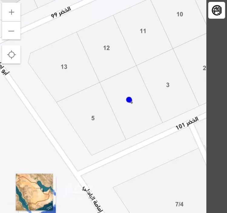 أرض للبيع في شارع الخضر 2, حي الخضر, مدينة بريدة, منطقة القصيم