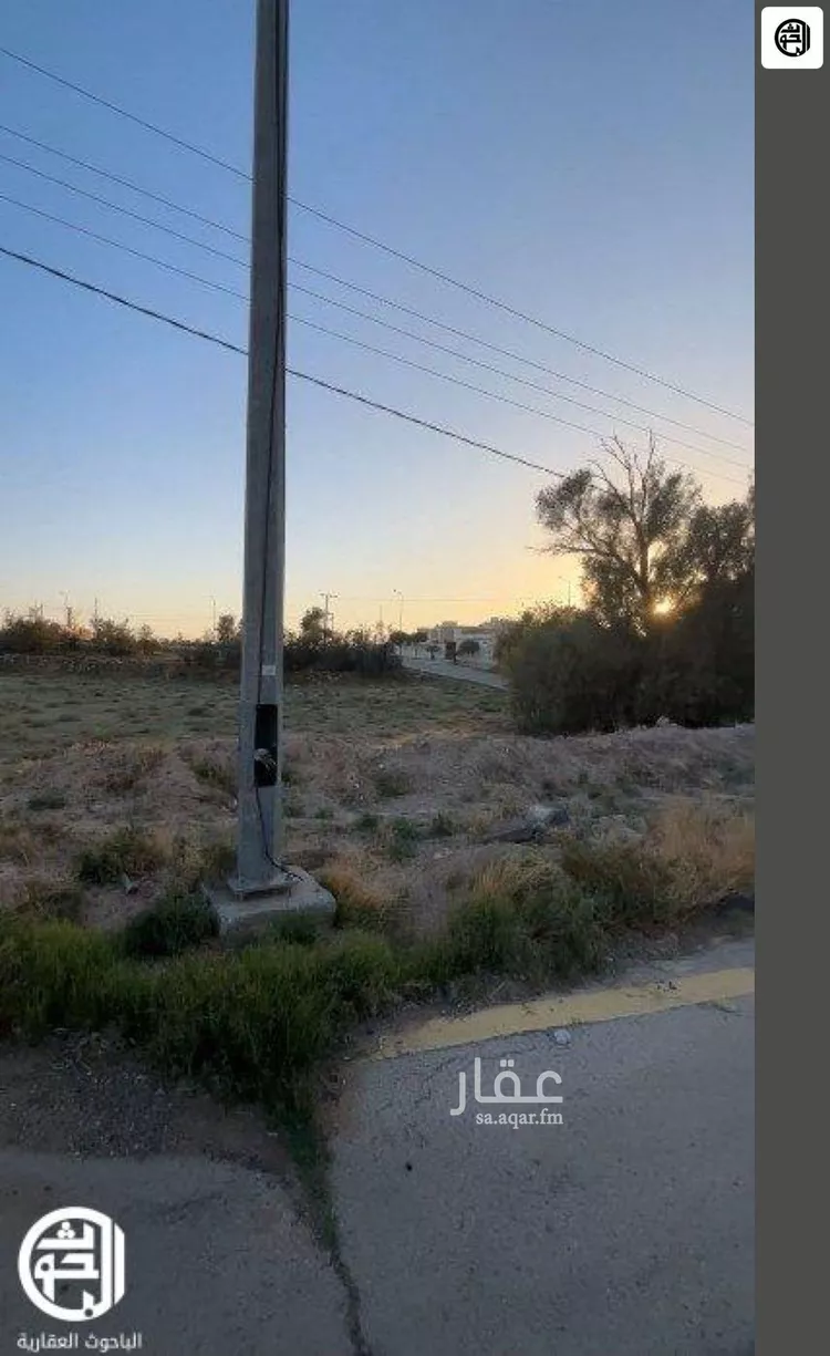 أرض للبيع في شارع شرقي, مدينة الغماس, منطقة القصيم